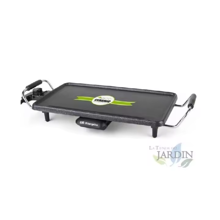 SUINGA Tabla asado cerámica, termostato regulable, superficie 220x430 mm, antiadherente, 2000W, asado, cerámica, antiadherente - 1