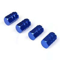 4PCS Accesorios Universales Para Coche Tapas De Válvula De Neumático De Aluminio Estilo Enrosque Tapa De Aire Para Ruedas De Coche - details 2