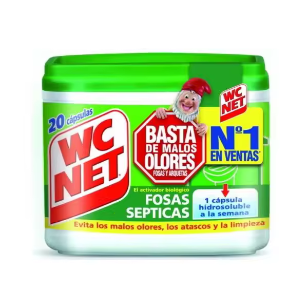 WC NET Fosas Sépticas  20 uds Malos Olores, Atascos y Limpieza - 1