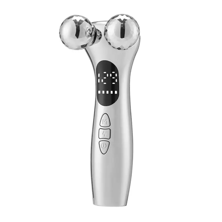 Rodillo de masaje Facial 3D, de Belleza Facial device with Micro corriente de Pulso V, vibración, reafirmante, Lifting, moldeador, masajeador Facial antiarrugas - 1