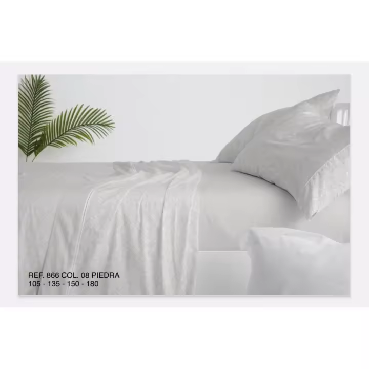 Juego sabanas Tela estampada Dorvel Burrito Blanco modelo 866 color Piedra c.08 - 1