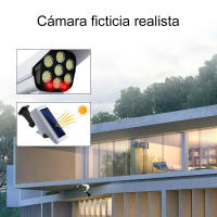 Lámpara Solar de Pared LED Exterior con Sensor de Movimiento | Foco Solar de Vigilancia | Cámara de Seguridad | Foco LED Regulable IP65 Resistente - details 0