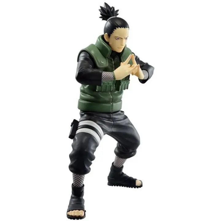 Figura Shikamaru Vibration Stars Nara Naruto Shippuden 17cm. Figura coleccionable con acabados detallados. Perfecta para fans y coleccionistas de ediciones especiales. - 1