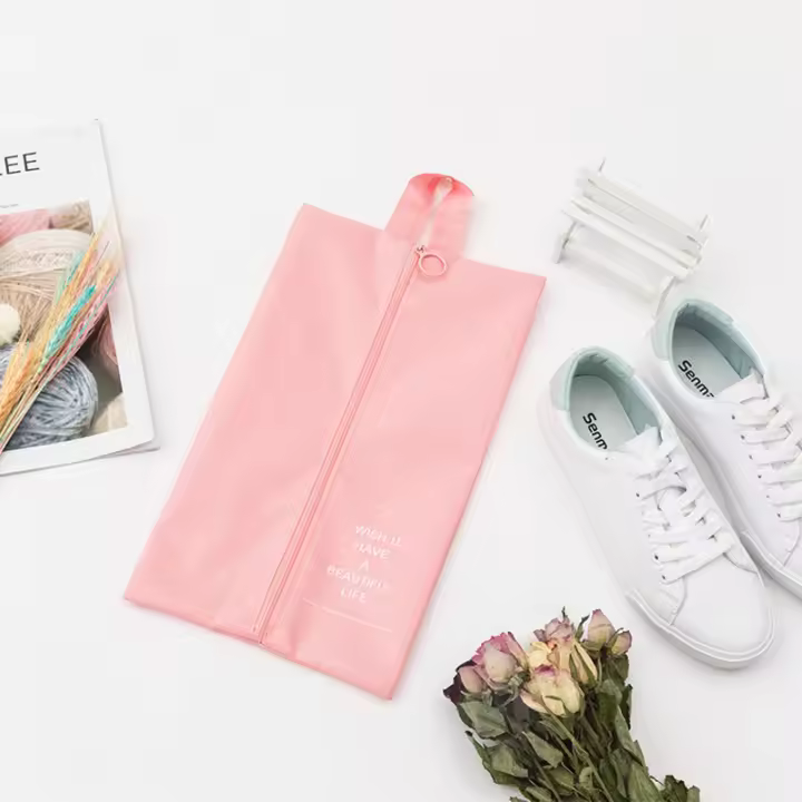 Bolsa De Almacenamiento Para Zapatos De Viaje Fabricada En Nylon Impermeable Y Antipolvo Essencial De Viaje Cubierta De Zapatos Para El Hogar - 1