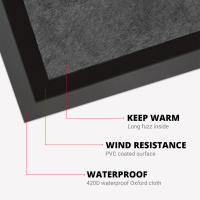 Manteca De Motocicleta Con Calor Invernal Y Delantal De Viaje Impermeable Y Resistente Al Frío Cubierta Para Motocicleta - details 6