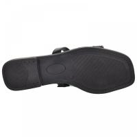 ISTERIA 25099 001 Sandalias planas de Mujer 36024 25V ESCLAVA ADORNO METAL NEGRO - details 6