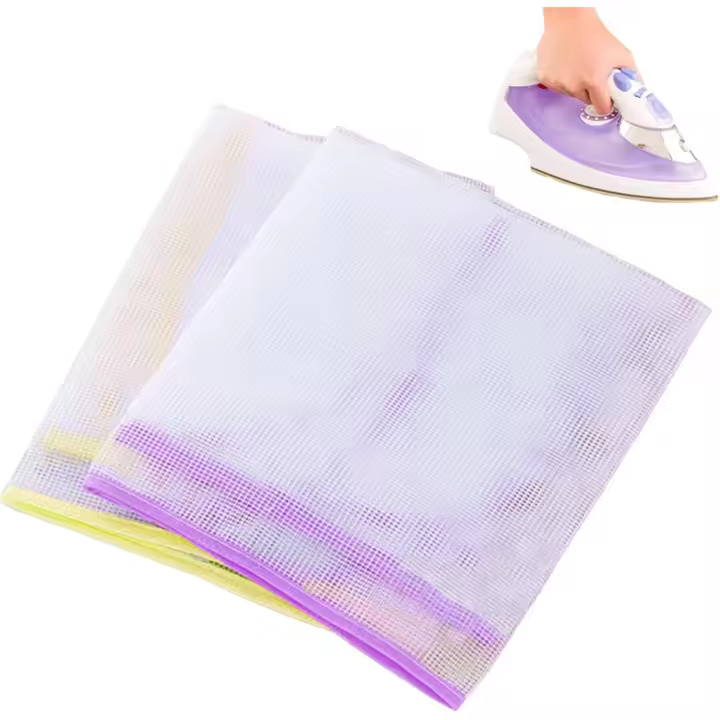 Paquete de 2 ropa de planchado, rojo Protector de planchado, Estero de planchado, panel de planchado, prueba de quemaduras, 50x35 cm (color aleatorio) - 1