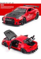 Nissan GTR R34 R35 Skyline Ares Coche De Deportes De Aleación Modelo De Metal Diecast Con Sonido Y Luz Regalo Para Niños Escala 1:24 - details 9