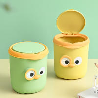 Basurero De Escritorio Pequeño Y Lindo Para Dormitorio Y Oficina Con Tapa Contenedor De Almacenamiento Cartoon Mini Para El Hogar - details 2