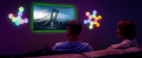 Luz LED RGB Bluetooth Hexagonal Para Dormitorio Y Juego De Computadora Control Remoto APP Luz Nocturna Multicolor Para Habitación De Niños - details 6
