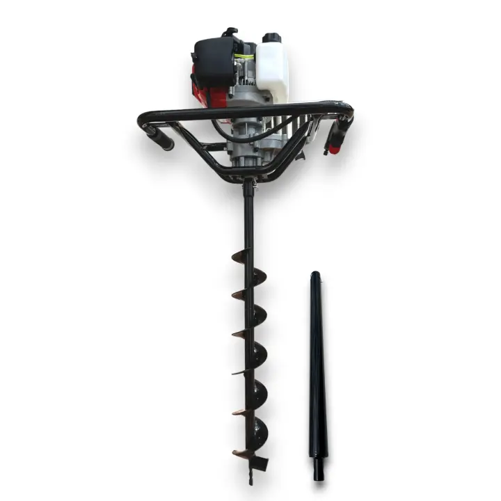 AHOYADORA POWERTEC DE 52CC Y 3CV DE POTENCIA, BROCAS INCLUIDAS 100MM - 1