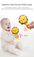 Juguetes Educativos Para Bebés Rattle De Peluche Animal Tamaño 18x10CM Juguete De Viaje Sensorial Para Recién Nacidos Regalo - details 2