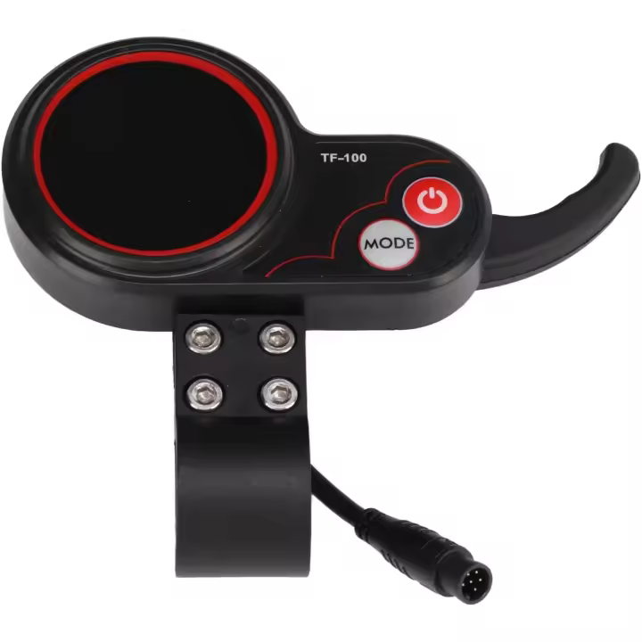 Scooter 3 Level Thumb Throttle,Skateboards & Scooters 48V TF‑100 Display 6 Pin Communication Instrument for KUGOO M4 Electric Scooter Controller - 1