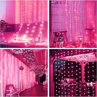 1 Pack De Luces De Cobre LED 2x2M Para Ventanas Con 20 Clips Y Luz De Batería Para Decoración De Fiesta Navidad Y Bodas - details 3