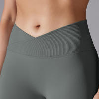 Leggings De Yoga Para Mujer Cintura Alta Levantamiento De Caderas Gimnasio Sin Costuras Pantalones De Deporte Fitness Running - details 84