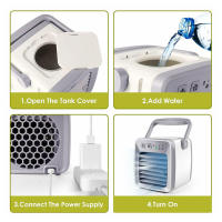 Ventilador De Aire Acondicionado Portátil De Alta Calidad USB Recargable Mini Aire Acondicionado Para Habitación ROFAELEC 5W 5V - details 5