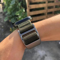 Correa De Nylon Para Apple Watch Ultra 49mm 45mm 44mm Sport Transpirable Compatible Con iWatch 8 7 6 5 4 SE 42mm 41mm 40mm - details 5