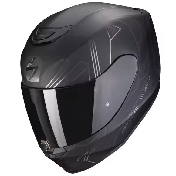 Casco Integral Scorpion EXO 391 SPADA NEGRO CAMALEON + VISERA NEGRA - 1