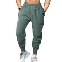 Pantalones De Entrenamiento Para Hombre Ultrafinos Y Secado Rápido Cintura Alta Elasticidad Ajuste Suave Y Largo Para Gimnasio Y Deportes - details 5