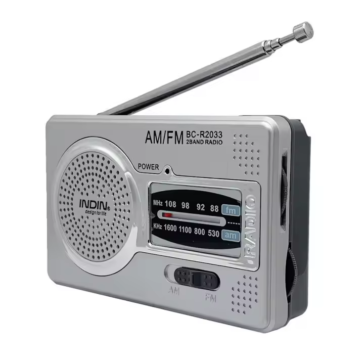 Radio AM/FM/SW portátil operado compatible con interior, exterior y Uso DE EMERGENCIA - 1