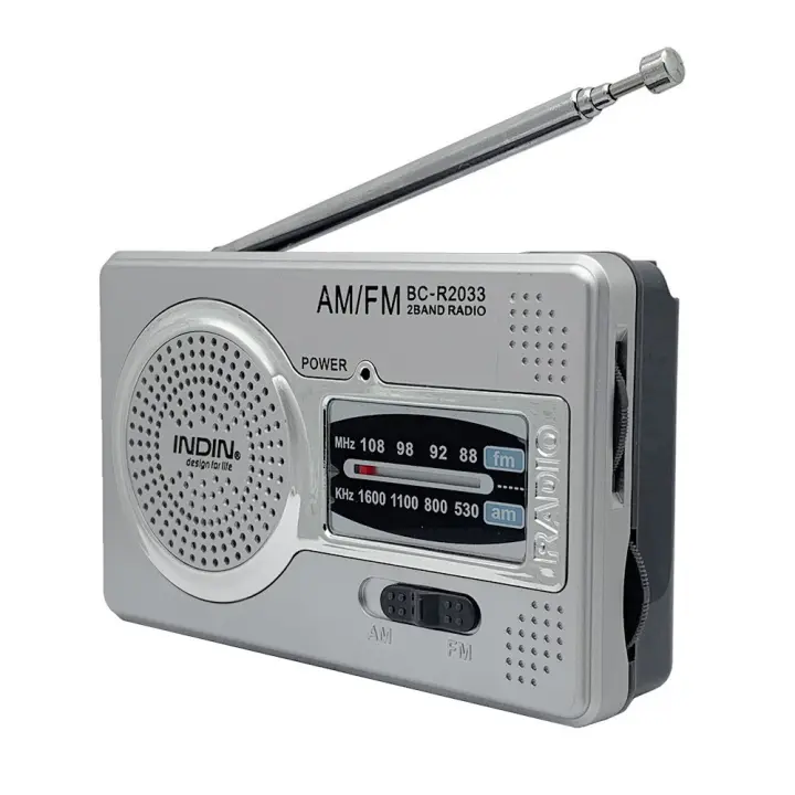 Radio AM/FM/SW portátil operado compatible con interior, exterior y Uso DE EMERGENCIA - 1