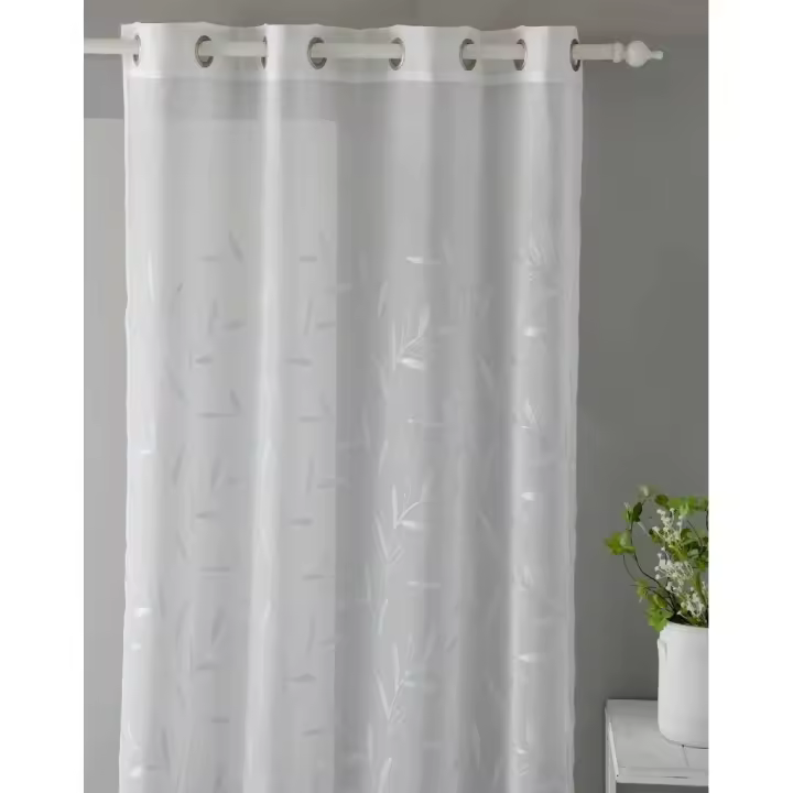 Cortina IM Thais Color Verde, 140x270 cm, 100% poliéster, Fun&Deco - 1