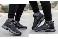 Botas De Nieve De Moda Para Hombre Botas De Tobillo Cálidas Antideslizantes Para Parejas Impermeables Unisex Talla 36-48 - details 21