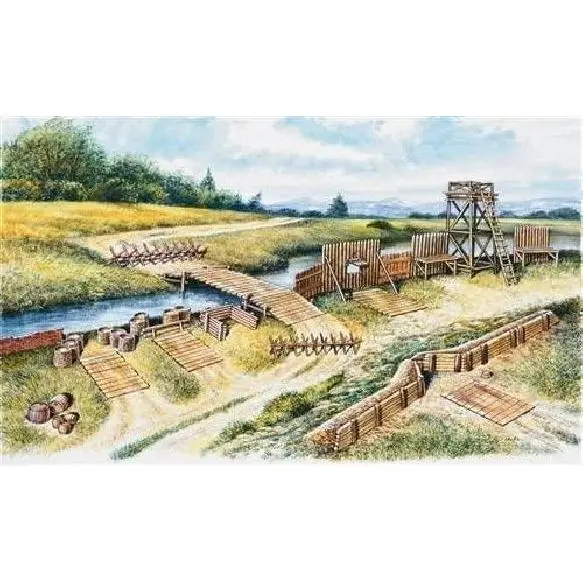 Italeri 6030S - Set Accesorios para Maquetas - Campo de Batalla - Escala 1:72 - 1