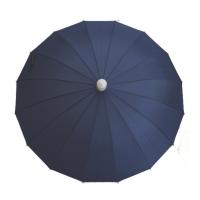 Paraguas largo grande de 16 varillas con funda protectora antigoteo, estructura de fibra, antiviento y automático de 68 cm paraguas antigoteo liso unisex paraguas práctico y funcional - details 7