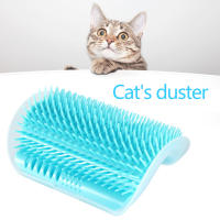 Cepillo Para Gatos Esquina Masajeador Self Groomer Comb Cepillo Para Rascar Y Peinar El Roce En La Cara De Gato Producto De Combinado Plástico - details 3