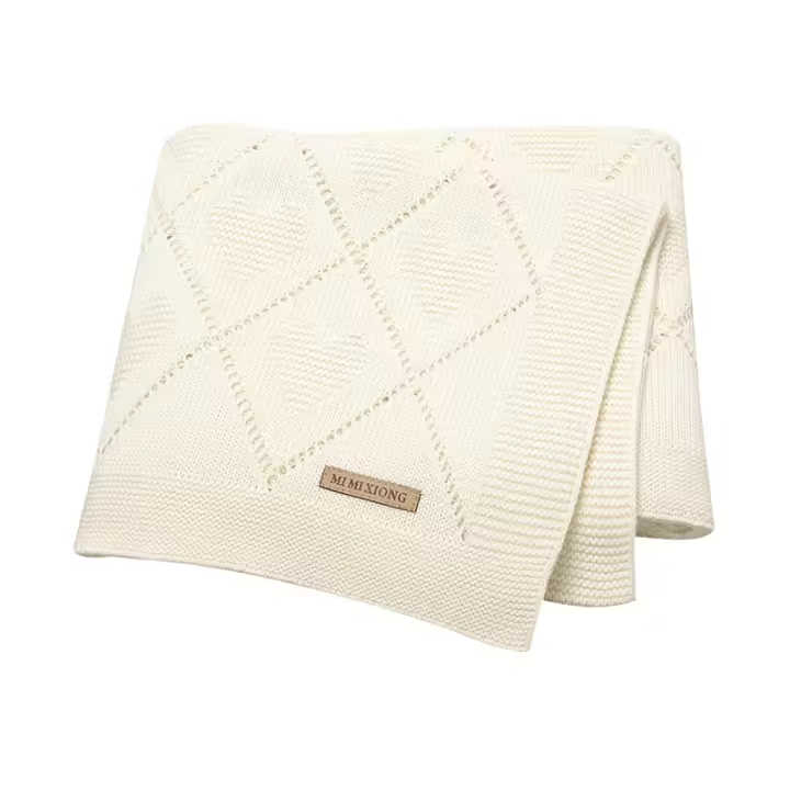 Manta Bebé Super Suave De Algodón Para Recién Nacidos Manta De Paseo Y Dormir Para Niño Y Niña 90x70cm Envoltura Suavadora Para 0-24 Meses - 1