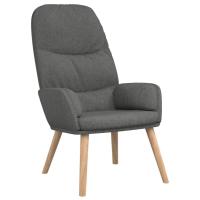 vidaXL Sillón de relax de tela Gris claro, Gris oscuro, Crema Sillon Dormitorio Sillon Comodos Silla Relax Sillón Sofá - details 3