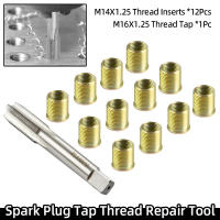 Kit De Reparación De Hilo M16X1.25 Con Tapa De Hilo M14X1.25 Para Restaurar Hilos Dañados Herramienta De Reparación De Coches Car pro Coil - details 0
