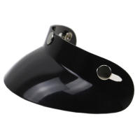 Visera Universal Negra Para Casco De Motocicleta Con 3 Botones Protección Solar Y Sombrilla Anteojos De Moto - details 3