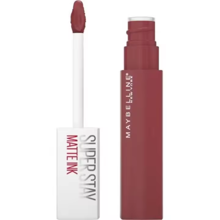Maybelline New York, Superstay Matte Ink, Pintalabios Mate De Larga Duración, Tono 170 - Initiator, Marrón Nude, 170 Initiator, Vanilla, 5 Mililitro - 1