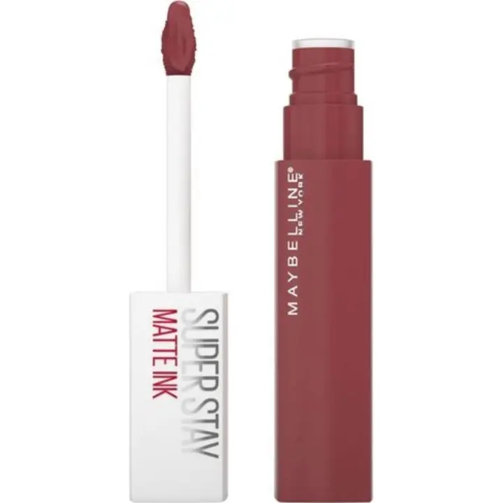 Maybelline New York, Superstay Matte Ink, Pintalabios Mate De Larga Duración, Tono 170 - Initiator, Marrón Nude, 170 Initiator, Vanilla, 5 Mililitro - 1