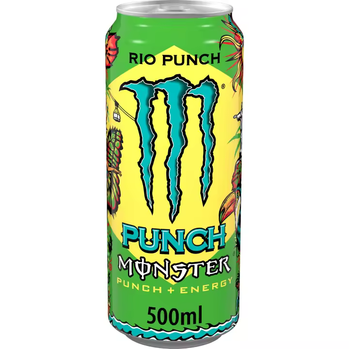 Monster Energy Drink RIO PUNCH 24u/8u x 500ml  BEBIDA ENERGÉTICA  NACIONAL - 1