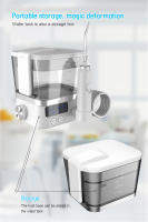 Fregadero Portátil Para Dientes BALASHOV Recargable Con Tanque De Agua De 600ml 4 Jets De Agua Limpieza Dental Electrónica - details 0