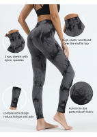 Leggings De Yoga Para Mujer Con Dibujos a Mano Cintura Alta Elástica Talla Verdadera Tights Levantador De Glúteos Suaves Y Estirables Pantalones Skinny De Ejercicio - details 1