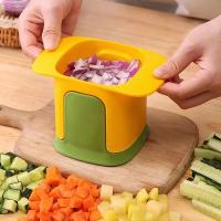 Cortador De Verduras Multifuncional Eco-amigable Plástico Y Acero Inoxidable Para Cebollas Patatas Y Lechugas Herramienta De Cocina - details 6