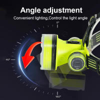 Lámpara De Cara Profesional Para Escuba 2024 Con Luz LED De Alta Potencia 500M IPX8 Submarina Para Pesca Y Rescate Recargable Tipo-C - details 11