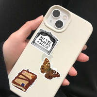 50pcs Pegatinas De Academia Oscuro Aesthetic Anime Para Laptop Cuaderno Teléfono Decoración Vintage PVC Impermeable Para Jóvenes De 14 Años Y Más - details 4