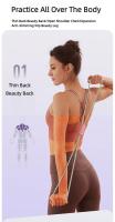 Banda De Yoga De Tensión 8 Para Ejercicios De Estiramiento Y Adelgazamiento Multiusos Equipo De Fitness Ropa Elástica De Pull Para Entrenamiento De Brazos Piernas Pecho Y Abdominales - details 4