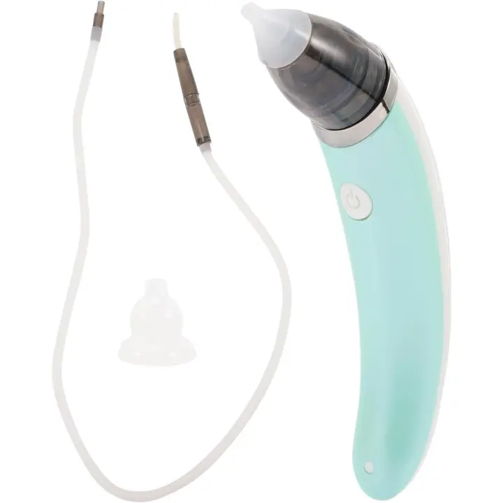 Aspirador nasal eléctrico seguro y eficaz, 2 puntos de succión, 5 configuraciones de potencia para un uso fácil. - 1