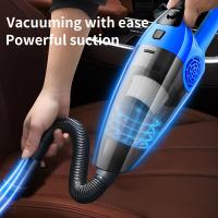 Aspiradora de mano para coche, súper potente, de alta potencia, para eliminar el polvo del coche, pequeña y portátil. - details 0