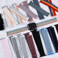 Correa De Nylon Ajustable Para Apple Watch Compatible Con Series 10 9 5 SE 678 Tamaños Variados 40mm 42mm 44mm 45mm 46mm Accesorio De Pulsera Con Cierre De Hook-and-Loop - details 7