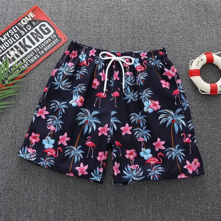 Pantalones De Playa Para Hombre Estilizados Con Encaje Transpirable Moda Fiesta Pantalones De Natación Corridos Gentleman - 1