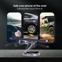 Soporte De Teléfono Para Coche Con Imán Fuerte Y Base Redonda Plegable De 720° Compatible Con Todos Los Teléfonos Móviles Soporte Universal Para Interior Del Coche - details 7