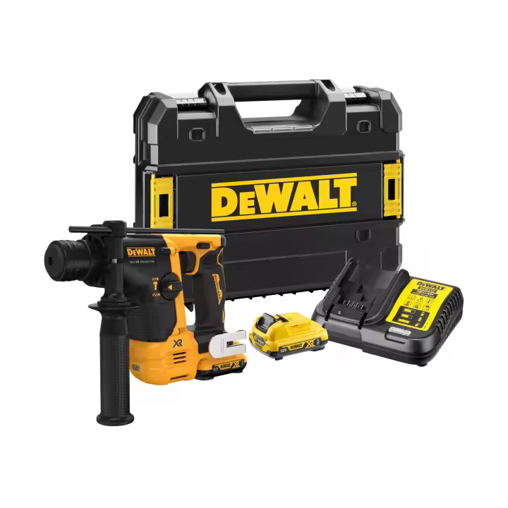 Dewalt DCH072L2-QW Martillo ultra compacto sin escobillas XR 12V Li-Ion 3Ah SDS-Plus 1,1J - 1