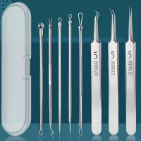 1/8Pcs PcCell Eliminador De Acné Y Puntos Negros Agujas Ultrafinas Para Limpiar La Piel Y Extraer Quistes Y Blackheads - details 0